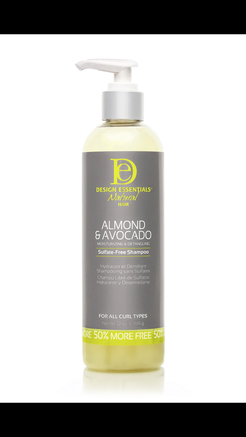 Design Essentials Naturals Almond & Avocado Detangling Shampoo