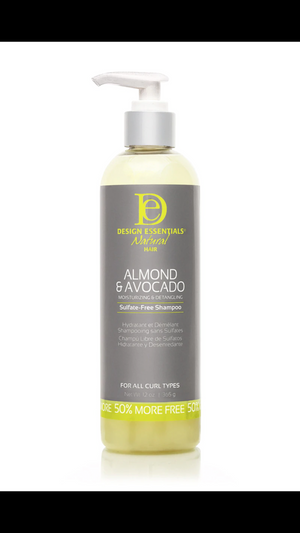 Design Essentials Naturals Almond & Avocado Detangling Shampoo