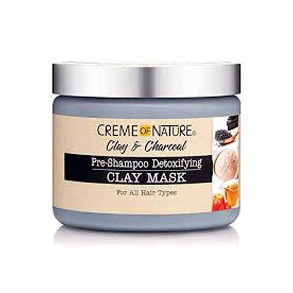 Creme of Nature Clay & Charcoal Pre-Shampoo Detoxifying Clay Mask