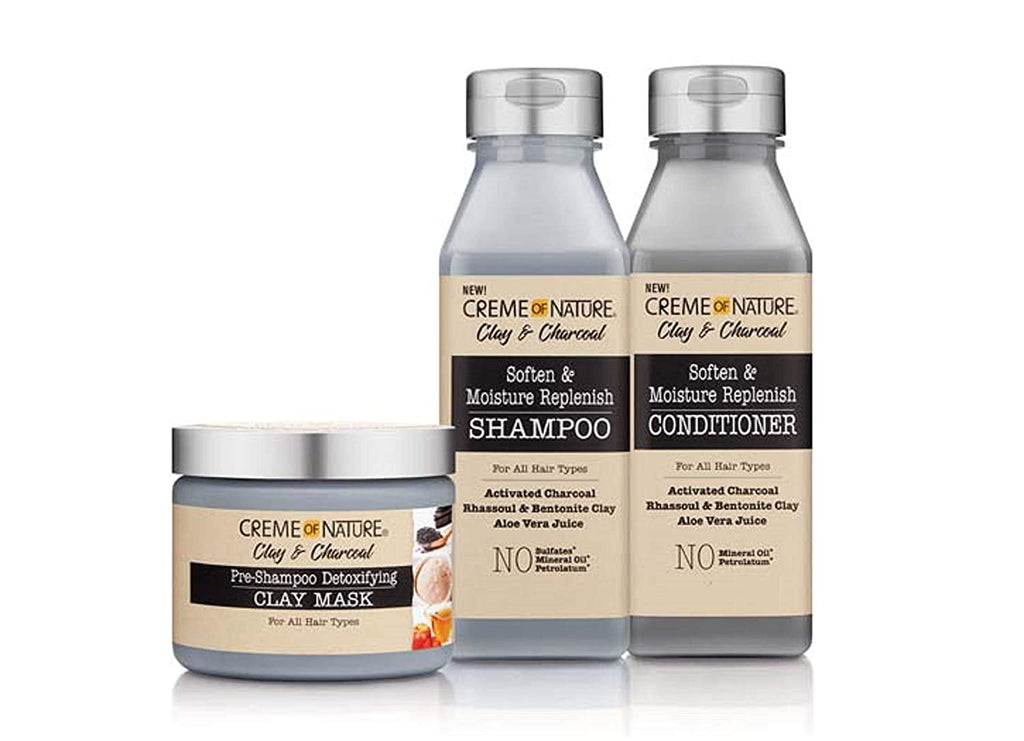 Creme of Nature Clay & Charcoal Set