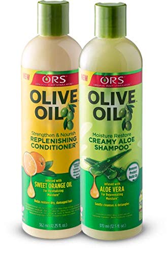 ORS Olive Oil Aloe Shampoo and Replenishing Conditioner