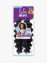 lulu mini Kids Braids 2X Deep Wave 10"
