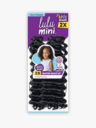 lulu mini Kids Braids 2X Water Wave 10"