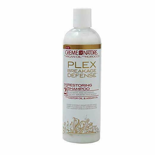 Creme of Nature with Argan Oil Plex Breakage Defense Step 2 Restoring Shampoo